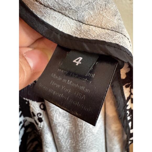 RACHEL COMEY FLORAL AXIL MIDI DRESS IN BLACK PRINT size 4 - Picture 6 of 14